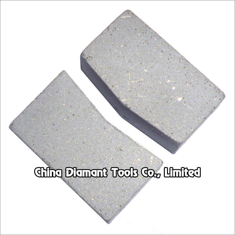 900mm-2200mm diamond segments for granite hard stone block Cutting - taper with raised concave V top
